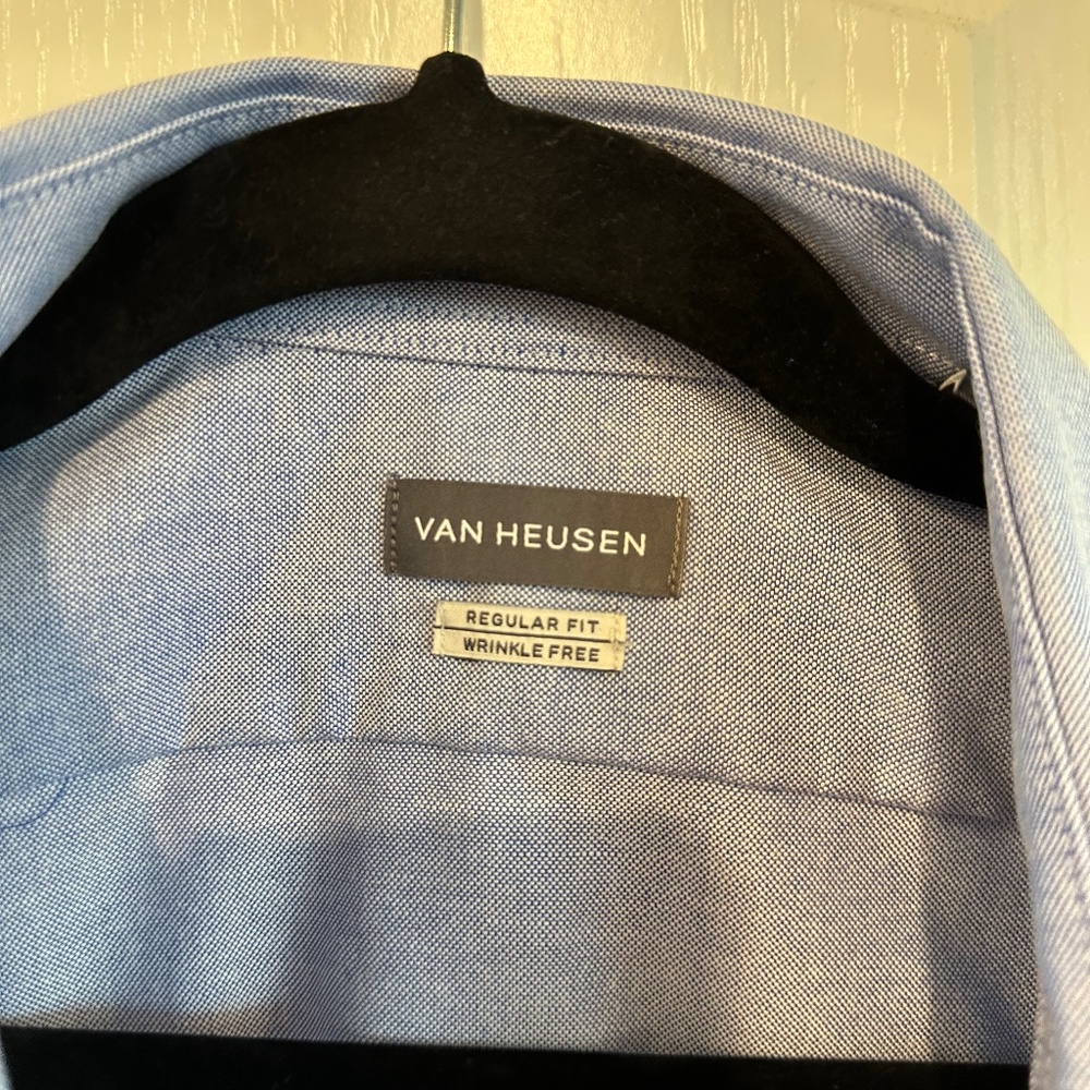 Long sleeve light blue shirt